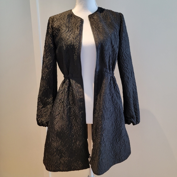 ❤️BCBG MAXAZRIA BLACK COAT DRESS - Picture 9 of 13